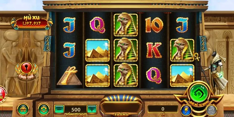 Khám phá các biểu tượng và hệ số thưởng trong game