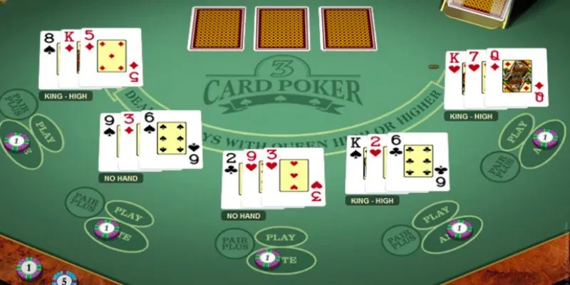 Tổng quan về trò chơi bài Three Card Poker 